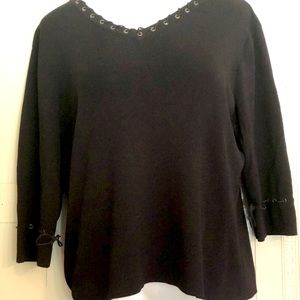 Joseph A. Viscose 3/4 sleeve top. Size 1 X